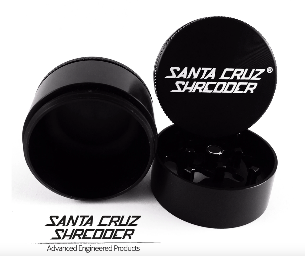 Santa Cruz Shredder - 3-Piece Grinder - Small Black - Malibu Road
